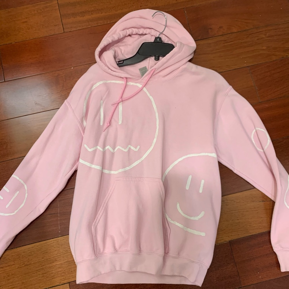 smiley face/emotion hoodie